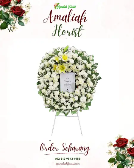 Krans Bunga Duka Pasar Gunungsitoli